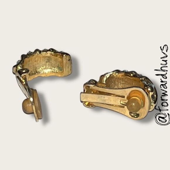 Bundle Sale 3 for $15 | Clip On Earrings READ - Missing Rhinestone - Picture 4 of 10